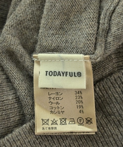 TODAYFUL（トゥデイフル）ニット・セーター 茶 サイズ:F レディース/2200686064053