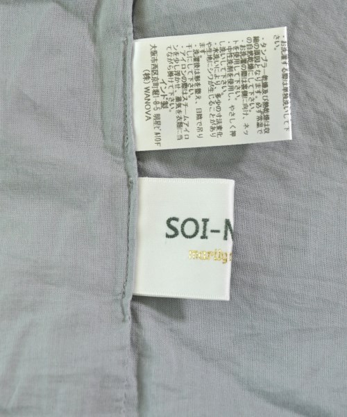 SOI-MeME（ソワメーム）ブラウス グレー サイズ:F レディース/2200680751010