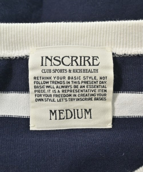 INSCRIRE（アンスクリア）Tシャツ・カットソー 紺 サイズ:M メンズ/2200632647163