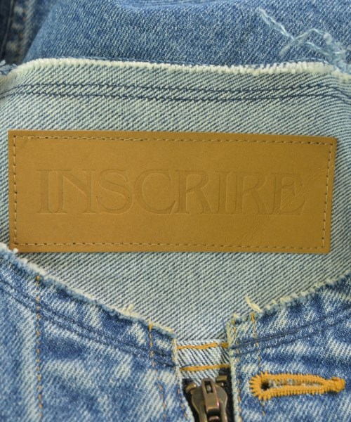INSCRIRE（アンスクリア）デニムジャケット 青 サイズ:40(M位) レディース/2200636547018