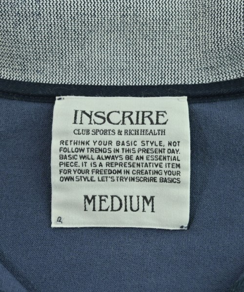 INSCRIRE（アンスクリア）ポロシャツ 紺 サイズ:M レディース/2200588911097