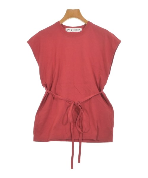 INSCRIRE(アンスクリア)ノースリーブ 赤 サイズ:38(M位)/2200642241030