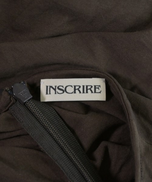 INSCRIRE（アンスクリア）ワンピース 茶 サイズ:38(M位) レディース/2200644747318