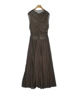 INSCRIRE（アンスクリア）ワンピース 茶 サイズ:38(M位) レディース/2200644747318