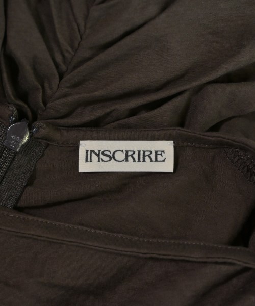 INSCRIRE（アンスクリア）ワンピース 茶 サイズ:36(S位) レディース/2200644747530
