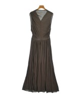 INSCRIRE（アンスクリア）ワンピース 茶 サイズ:36(S位) レディース/2200644747530