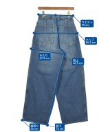 INSCRIRE（アンスクリア）デニムパンツ 紺 サイズ:30(XL位) レディース/2200621504156