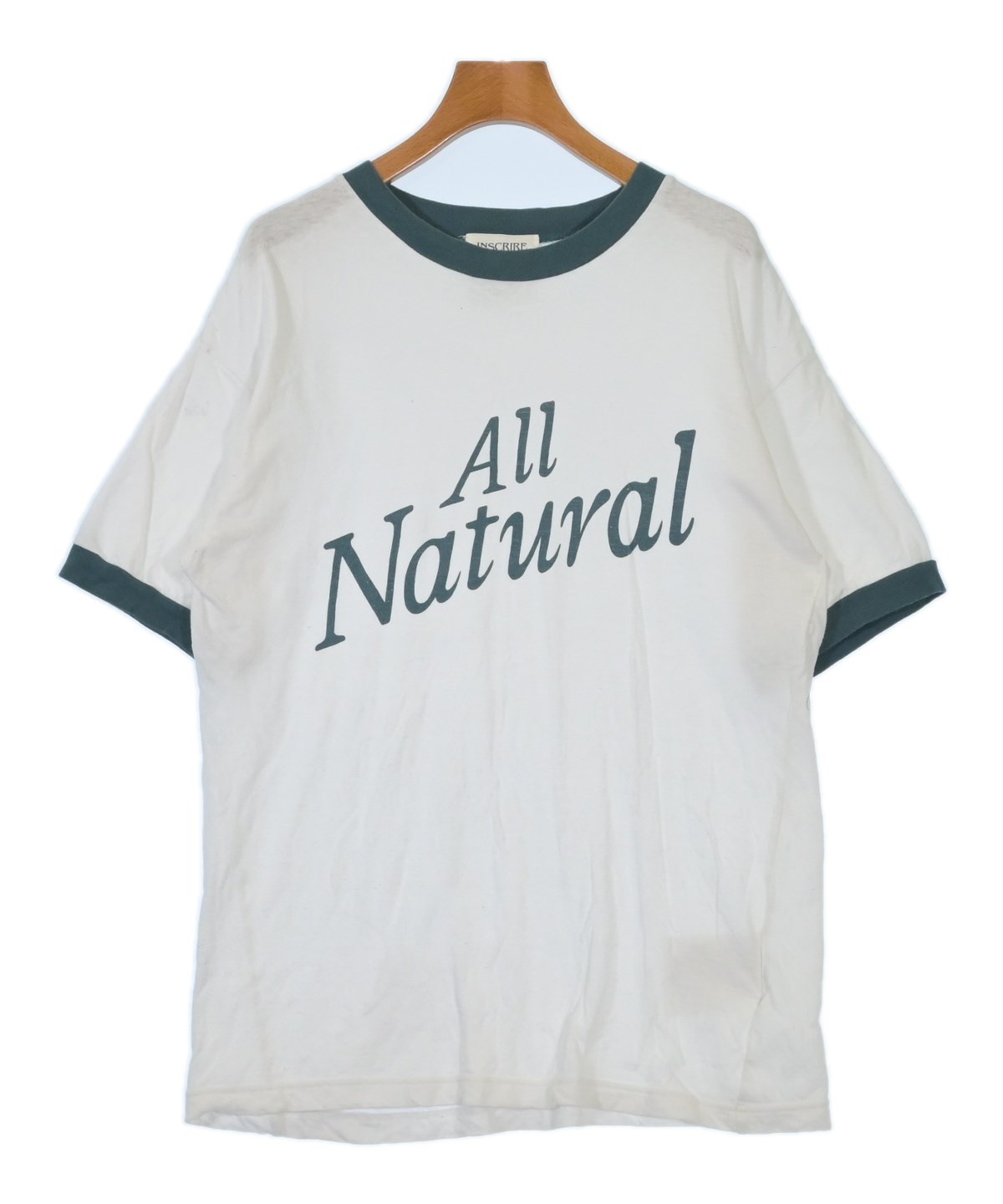 アンスクリア  ロゴカットソー INSCRIRE（アンスクリア）Tシャツ・カットソー 白 サイズ:M レディース