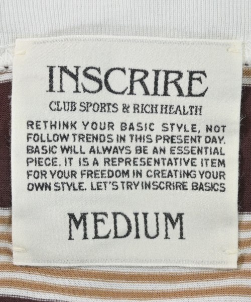 INSCRIRE（アンスクリア）Tシャツ・カットソー 茶 サイズ:M レディース/2200615099088