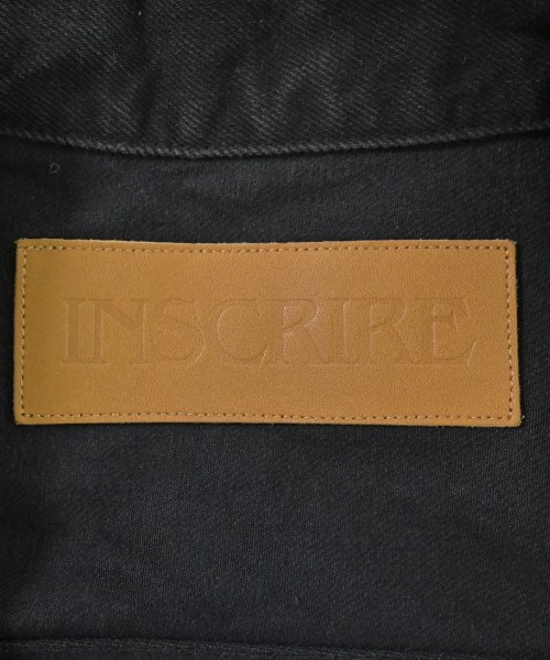 INSCRIRE（アンスクリア）デニムジャケット 黒 サイズ:48(L位) メンズ/2200616048030