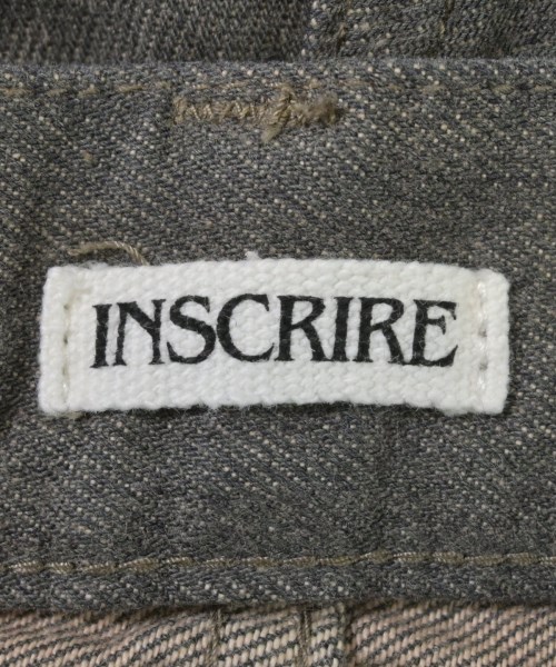 INSCRIRE（アンスクリア）デニムパンツ グレー サイズ:34(XL位) メンズ/2200608761015