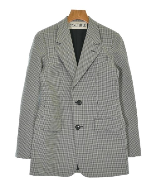 INSCRIRE(アンスクリア)ジャケット 黒 サイズ:36(S位)/2200676871012