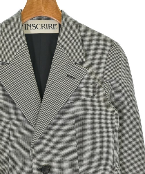 INSCRIRE（アンスクリア）ジャケット 黒 サイズ:36(S位) レディース/2200676871012