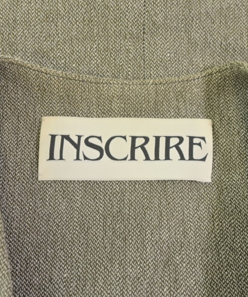 INSCRIRE（アンスクリア）ノーカラージャケット ベージュ サイズ:38(M位) レディース/2200676225037