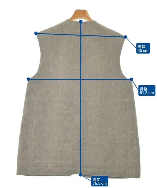 INSCRIRE（アンスクリア）ノーカラージャケット ベージュ サイズ:38(M位) レディース/2200676225037