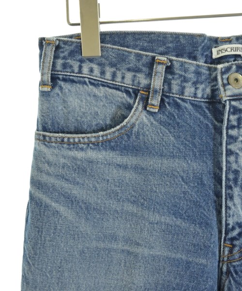 INSCRIRE（アンスクリア）デニムパンツ 青 サイズ:38(M位) レディース/2200650119147