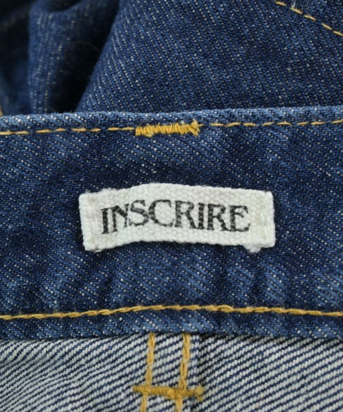 INSCRIRE（アンスクリア）デニムパンツ 青 サイズ:32(XXS位) レディース/2200653988092