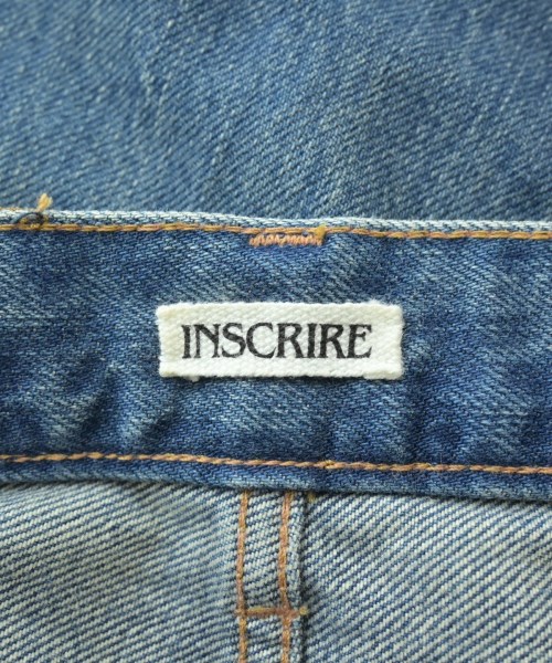 INSCRIRE（アンスクリア）デニムパンツ 青 サイズ:34(XS位) レディース/2200658163043