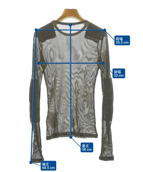 INSCRIRE（アンスクリア）Tシャツ・カットソー 茶 サイズ:36(S位) レディース/2200659130044