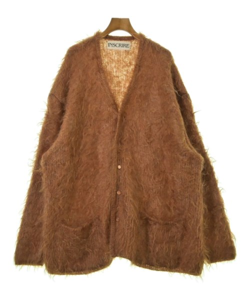 INSCRIRE(アンスクリア)カーディガン 茶 サイズ:L/2200641963322