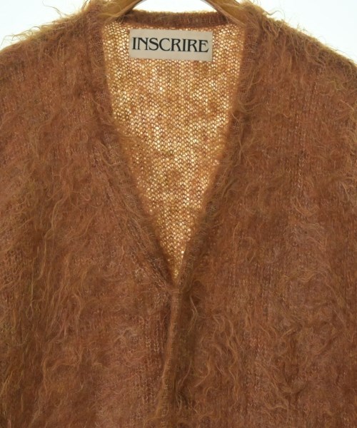 INSCRIRE（アンスクリア）カーディガン 茶 サイズ:L レディース/2200641963322