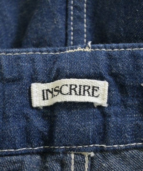 INSCRIRE（アンスクリア）デニムパンツ 青 サイズ:31(XL位) レディース/2200660081014