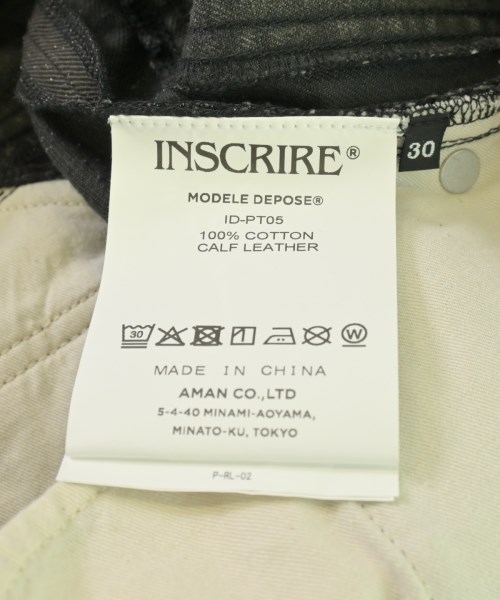 INSCRIRE（アンスクリア）デニムパンツ グレー サイズ:30(M位) メンズ/2200715108055