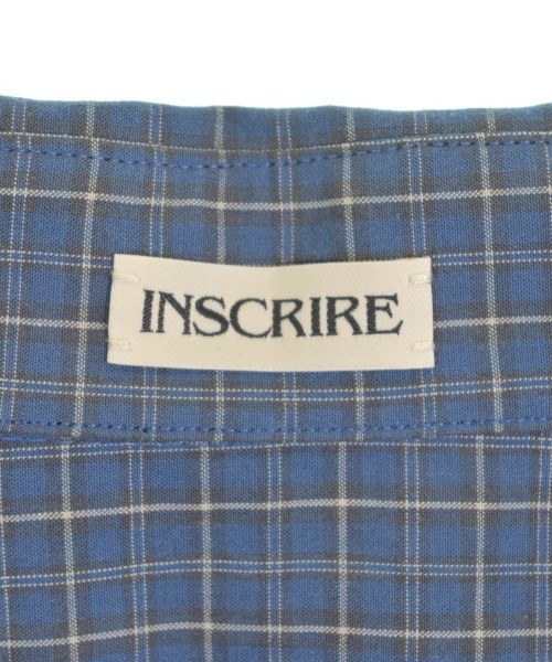 INSCRIRE（アンスクリア）カジュアルシャツ 青 サイズ:3(L位) メンズ/2200717644018