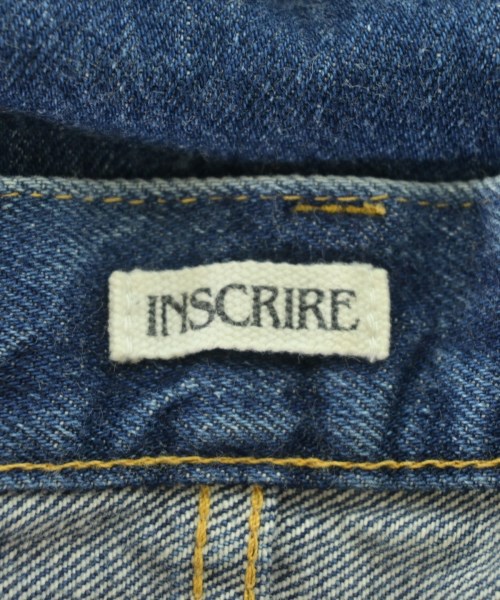 INSCRIRE（アンスクリア）デニムパンツ 紺 サイズ:46(M位) メンズ/2200718499051
