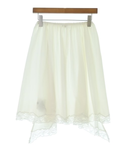 INSCRIRE（アンスクリア）ひざ丈スカート 白 サイズ:36(S位) レディース/2200634153136