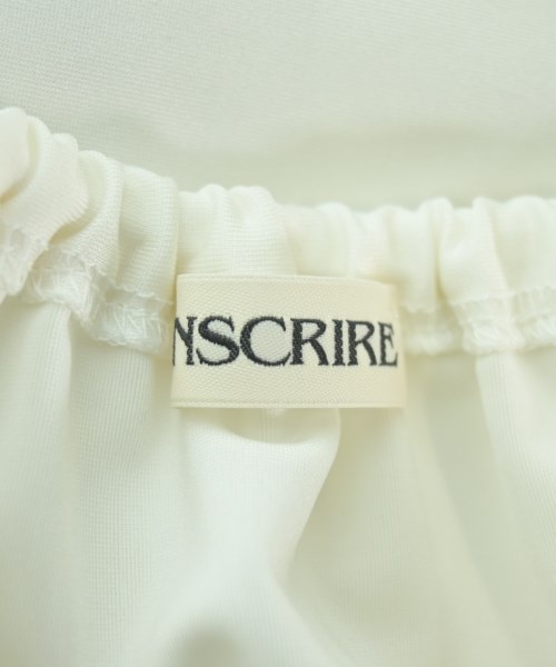 INSCRIRE（アンスクリア）ひざ丈スカート 白 サイズ:36(S位) レディース/2200634153136