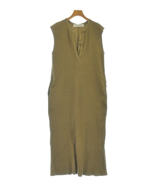 INSCRIRE(アンスクリア)ワンピース 茶 サイズ:F/2200635164025