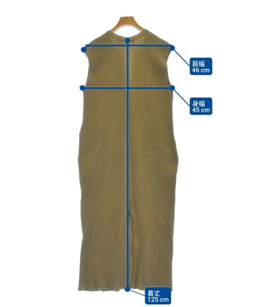 INSCRIRE（アンスクリア）ワンピース 茶 サイズ:F レディース/2200635164025