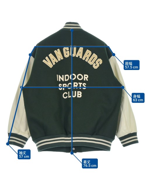 INSCRIRE（アンスクリア）スタジャン 緑 サイズ:M メンズ/2200634987083