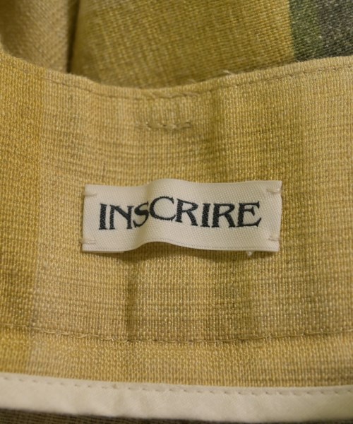 INSCRIRE（アンスクリア）スラックス 黄 サイズ:-(L位) レディース/2200636346031