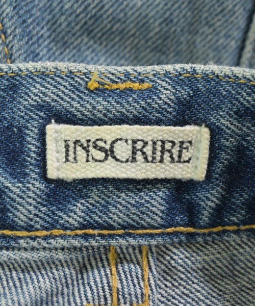 INSCRIRE（アンスクリア）デニムパンツ 紺 サイズ:36(S位) レディース/2200648360018