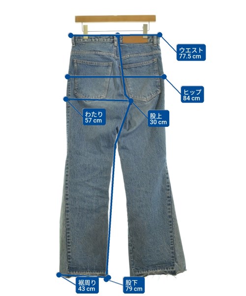 INSCRIRE（アンスクリア）デニムパンツ 紺 サイズ:36(S位) レディース/2200648360018