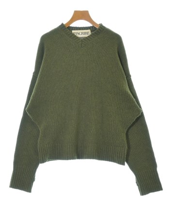 INSCRIRE アンスクリア Ds Knit カーキ INSCRIRE（アンスクリア）ニット・セーター カーキ サイズ:F