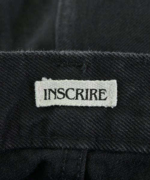 INSCRIRE（アンスクリア）デニムパンツ 黒 サイズ:34(XL位) メンズ/2200651404174