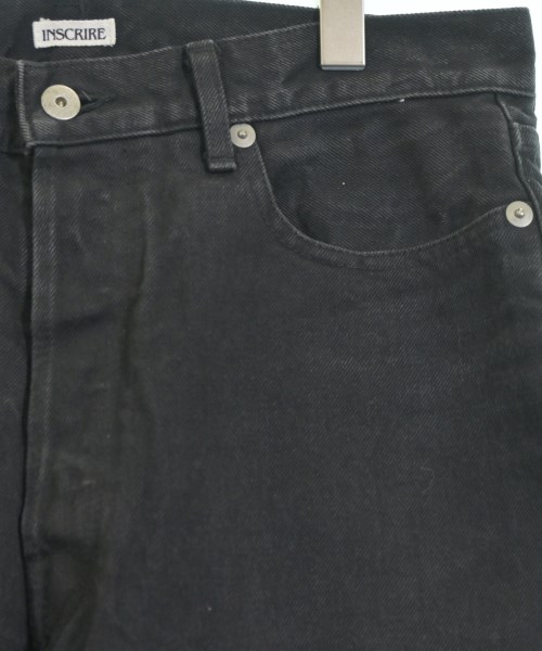 INSCRIRE（アンスクリア）デニムパンツ 黒 サイズ:34(XL位) メンズ/2200651404174