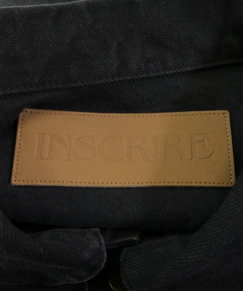INSCRIRE（アンスクリア）デニムジャケット 黒 サイズ:48(L位) メンズ/2200651404259