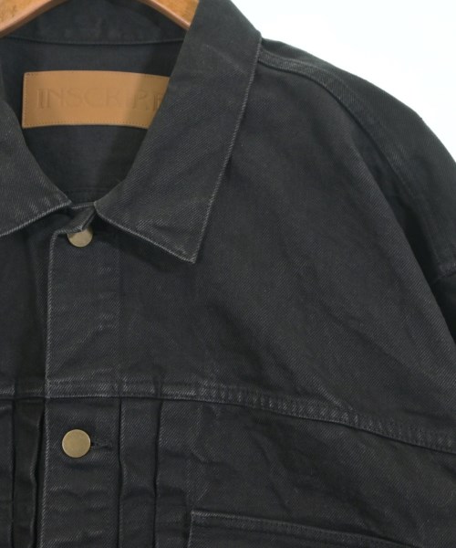 INSCRIRE（アンスクリア）デニムジャケット 黒 サイズ:48(L位) メンズ/2200651404259