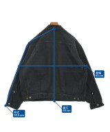 INSCRIRE（アンスクリア）デニムジャケット 黒 サイズ:48(L位) メンズ/2200651404259