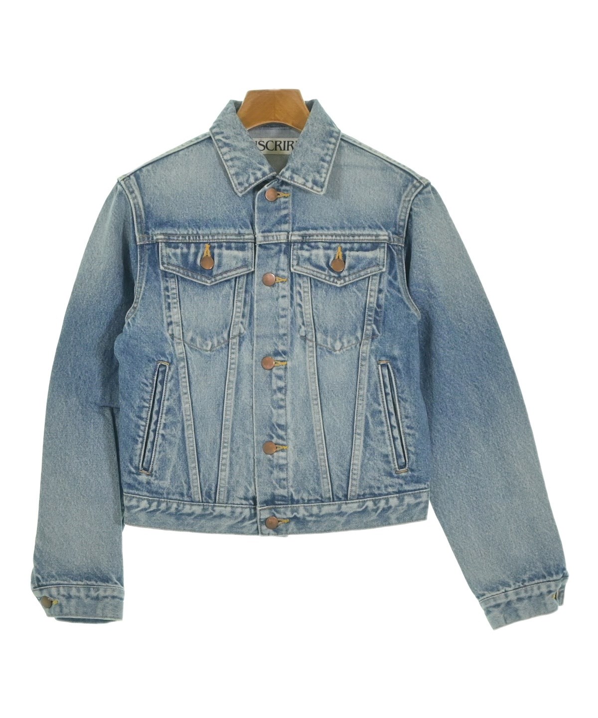 INSCRIRE（アンスクリア）デニムジャケット 紺 サイズ:38(M位