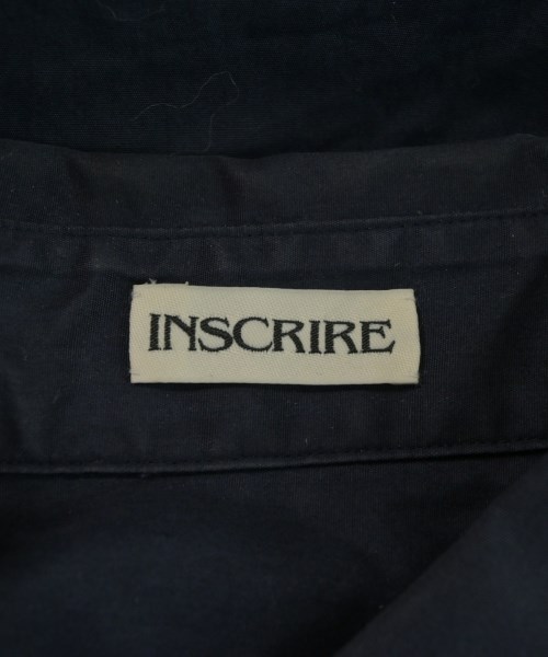 INSCRIRE（アンスクリア）カジュアルシャツ 紺 サイズ:38(M位) レディース/2200704749078