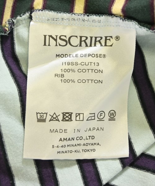 INSCRIRE（アンスクリア）Tシャツ・カットソー 青 サイズ:F レディース/2200708480069