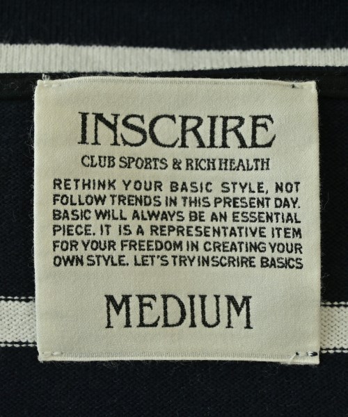 INSCRIRE（アンスクリア）Tシャツ・カットソー 白 サイズ:M レディース/2200702700156