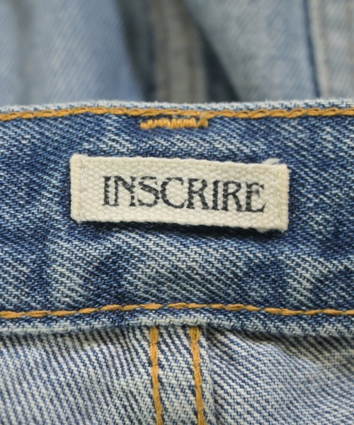 INSCRIRE（アンスクリア）デニムパンツ 青 サイズ:36(S位) レディース/2200663088010