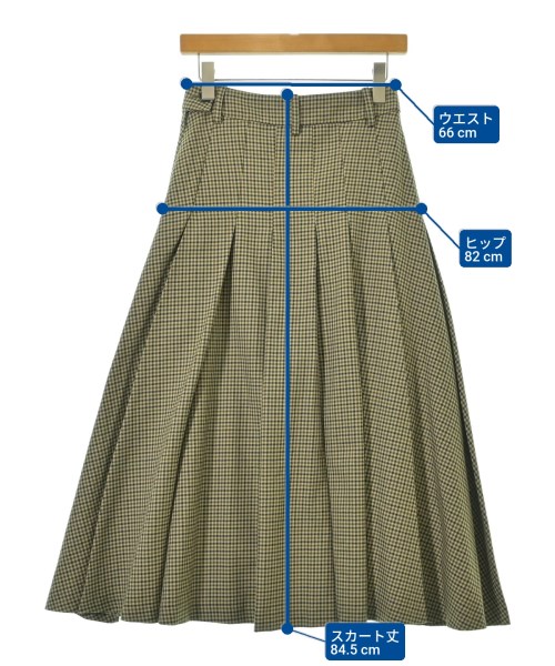 INSCRIRE（アンスクリア）ロング・マキシ丈スカート ベージュ サイズ:36(S位) レディース/2200660902050