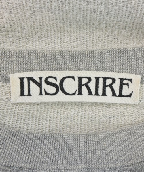 INSCRIRE（アンスクリア）スウェット グレー サイズ:F レディース/2200657902094